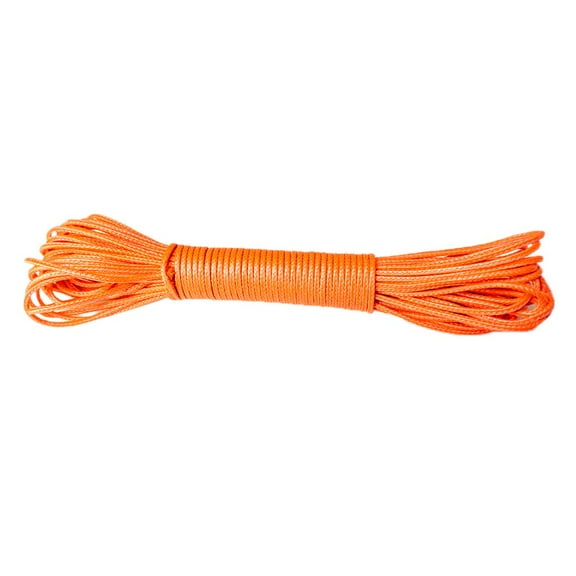 Pitycbo UHMWPE Braided Cord 485lb High Strength for Climbing Arborist Caving Tent Tarp Guyline Hammock , Orange