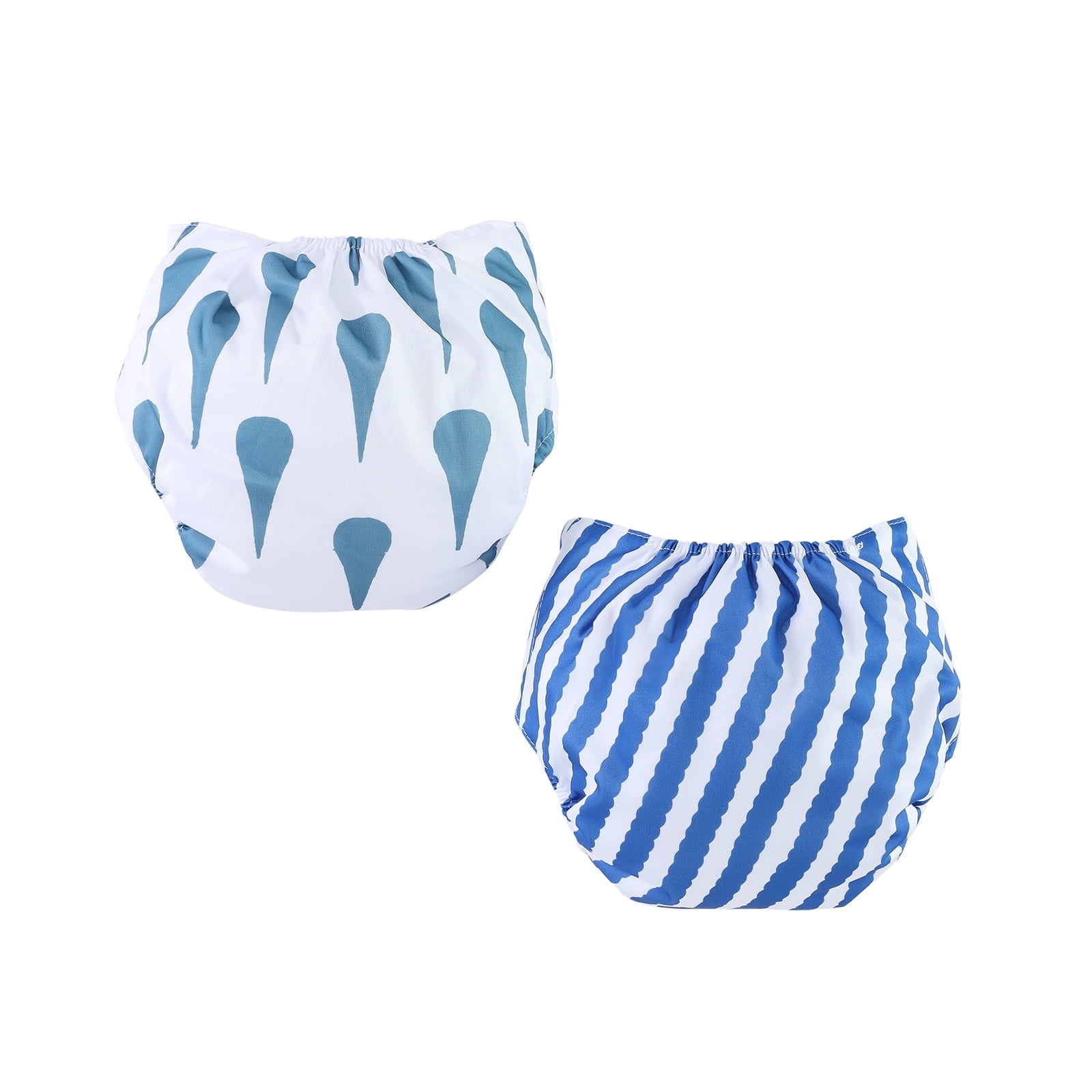 Piu Dino Baby Pool Diaper (Kit w/ 2 units) - Blue