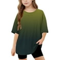 thumbnail image 1 of Piuwrlz 14 Girls T Shirts Girl Shirts Tops Loose Teen Graphic T-Shirts Yellow Size 14 Years, 1 of 8