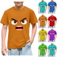 thumbnail image 1 of Piuwrlz 5 T Boys Short T-Shirts Sleeve Toddler Funny Graphic Shirts Tops Pullover T Shirts Green Size 5 Years, 1 of 7