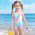 thumbnail image 1 of Piuwrlz 5 Years Toddler Swimsuit Girls Swimming Suit 1 PC Bikini Multicolor Size 5 Years, 1 of 9