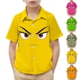 thumbnail image 1 of Piuwrlz 8 Years Boys Short polo Sleeve Teen Funny Graphic Shirts Tops Pocket Pullover T Shirts Army Green Size 8 Years, 1 of 9