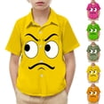 thumbnail image 1 of Piuwrlz 8 Years Boys Short polo Sleeve Teen Funny Graphic Shirts Tops Pocket Pullover T Shirts Army Green Size 8 Years, 1 of 9