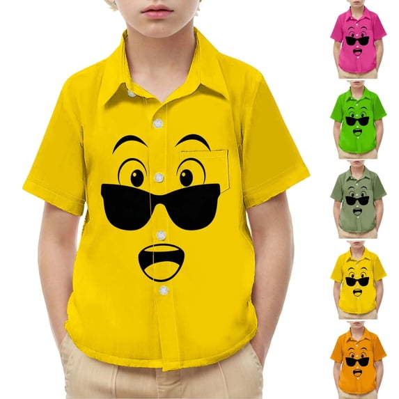 Piuwrlz Army Green Short Shirts Sleeve Toddler Boys Graphic polo Pocket Pullover T Shirts Army Green Size 6 Years