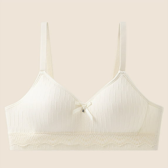 Piuwrlz Big Girls Chest Underwear Teen Kids Breathable Bra Comfortable Breathable Sports Bras Beige Size 17 Years
