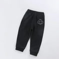 thumbnail image 1 of Piuwrlz Black Sweatpants Teen Boys Cotton Jogger Pants Cotton Pant Black Size 4 Years, 1 of 3