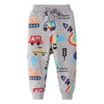 thumbnail image 1 of Piuwrlz Boys Jogger Pants for Kids Sweatpants Cotton Pant Gray Size 4-5 Years, 1 of 7