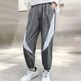 thumbnail image 1 of Piuwrlz Boys Jogger Pants for Kids Sweatpants Long Pant Gray Size 7 Years, 1 of 8