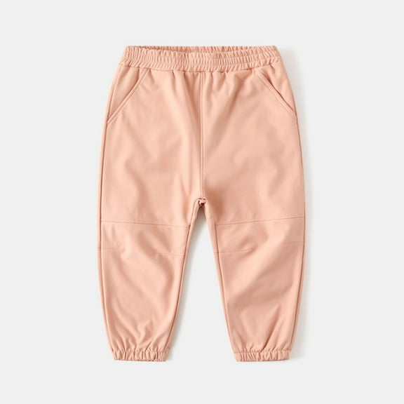 Piuwrlz Boys Jogger Pants for Kids Sweatpants Long Pant Pink Size 7 Years