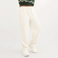 thumbnail image 1 of Piuwrlz Boys Jogger Pants for Kids Sweatpants Straight Pant White Size 8 Years, 1 of 6