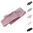 thumbnail image 1 of Piuwrlz Casual Play Leggings Girls Plain Pants Yoga Pant Gray Size 9-10 Years, 1 of 7