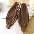 thumbnail image 1 of Piuwrlz Coffee Sweatpants Teen Boys Cotton Jogger Pants Loose Pant Coffee Size 6 Months, 1 of 3