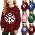 thumbnail image 1 of Piuwrlz Girl Winter Sweatshirts Teen Sweat Top Loose Pocket Round Neck Hoodie Red Size 14 Years, 1 of 7