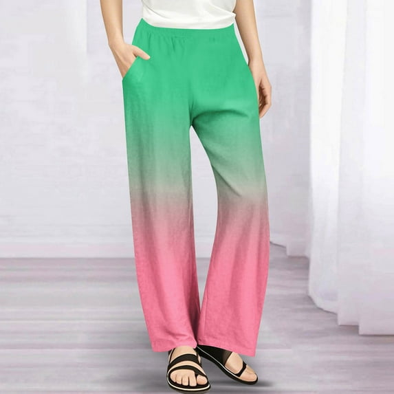 Piuwrlz Girls Boys Loose Pants for Kids Sweatpants Loose Green Size 13 Years