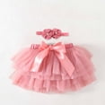 thumbnail image 1 of Piuwrlz Girls Skirt Sets Sleeveless Vests Mesh Dress Set New Tight Skirts Suits Watermelon Red Size XL, 1 of 3