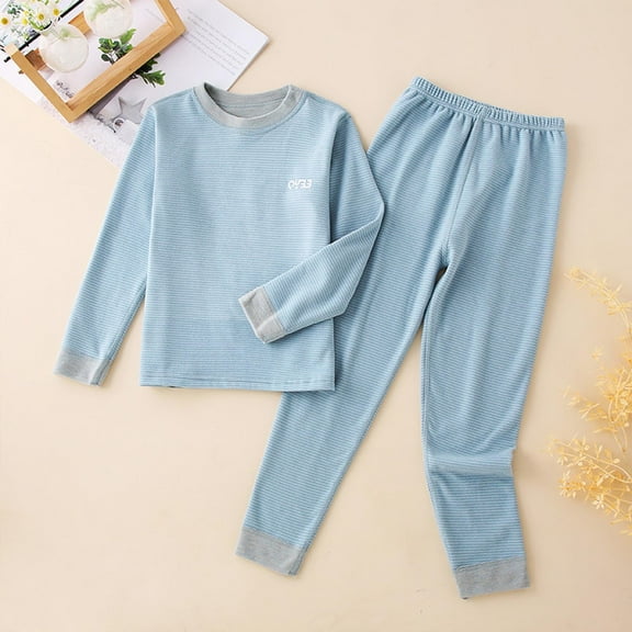 Piuwrlz Girls Sleepwear Sets Kids Pajamas Set Cowl Neck Undershirt Nightwear Green Size 14 Years