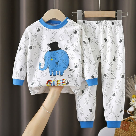 Piuwrlz Girls Sleepwear Sets Kids Pajamas Set Nightwear Multicolor Size 130