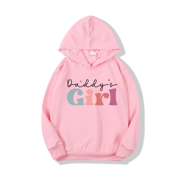 Piuwrlz Hood Sweatshirts Childrens Girls Boys Long Sleeve Printed Hoodies Hoodie Pink Size 5 Years