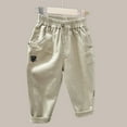 thumbnail image 1 of Piuwrlz Khaki Sweatpants Teen Boys Cotton Jogger Pants Cotton Pant Khaki Size 5 Years, 1 of 8
