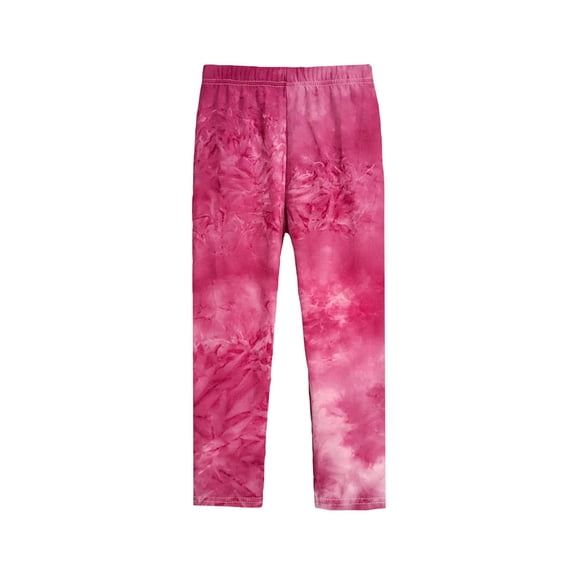 Piuwrlz Kids Activewear Pattern Pants Girls Play Leggings Yoga Pant Hot Pink Size 9-10 Years
