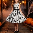 thumbnail image 1 of Piuwrlz Kids Cos Perform Dresses for Girls Halloween Party Dress White Size 13 Years, 1 of 7