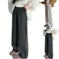 thumbnail image 1 of Piuwrlz Kids Sweatpants Girls Boys Long Loose Pants Pant Beige Size 5-6 Years, 1 of 9