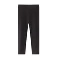 thumbnail image 1 of Piuwrlz Kids Thick Plush Pants Girls Boys Long Fleece Sweatpants Cotton Velvet Solid Color Cotton Black Size 3-4Years, 1 of 1