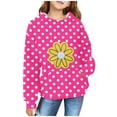 thumbnail image 1 of Piuwrlz Long Sleeve Hoodies for Kids Girls Boys Hood Sweatshirts Hoodie Hot Pink Size 160, 1 of 5