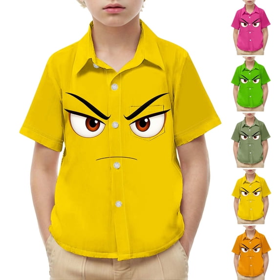 Piuwrlz Orange Short Shirts Sleeve Teen Boys Graphic polo Pocket Pullover T Shirts Orange Size 14 Years
