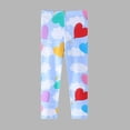 thumbnail image 1 of Piuwrlz Play Leggings Girls Activewear Pattern Pants Yoga Pant Light Blue Size 4 T, 1 of 4
