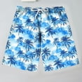 thumbnail image 1 of Piuwrlz Summer Beach Short Sweatpants Teen Kids Boy Girls Shorts Printed Printed Elasticity Rope Short Pants Purple Size 7 Years, 1 of 6
