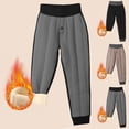 thumbnail image 1 of Piuwrlz Teen Boys Coffee Sweatpants Cotton Jogger Pants Relaxed Fit Plush Pant Coffee Size 7 Years, 1 of 6