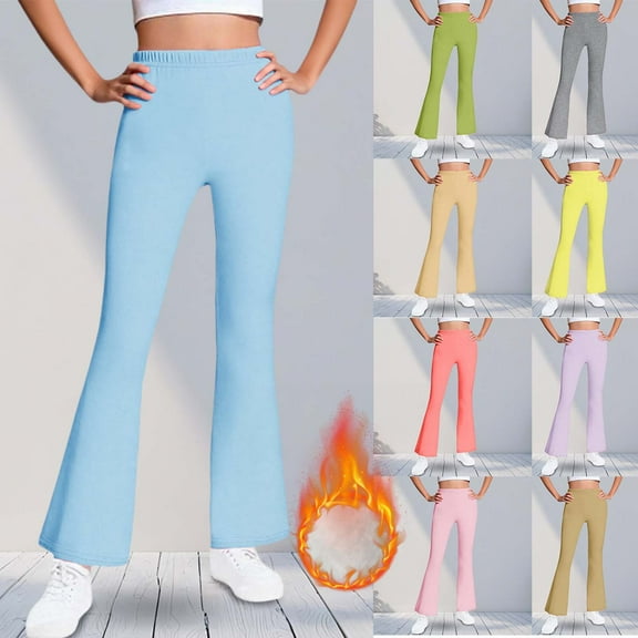 Piuwrlz Teen Flared Sweatpants Girls Boys Fleece Pants Pant Dark Gray Size 15 Years