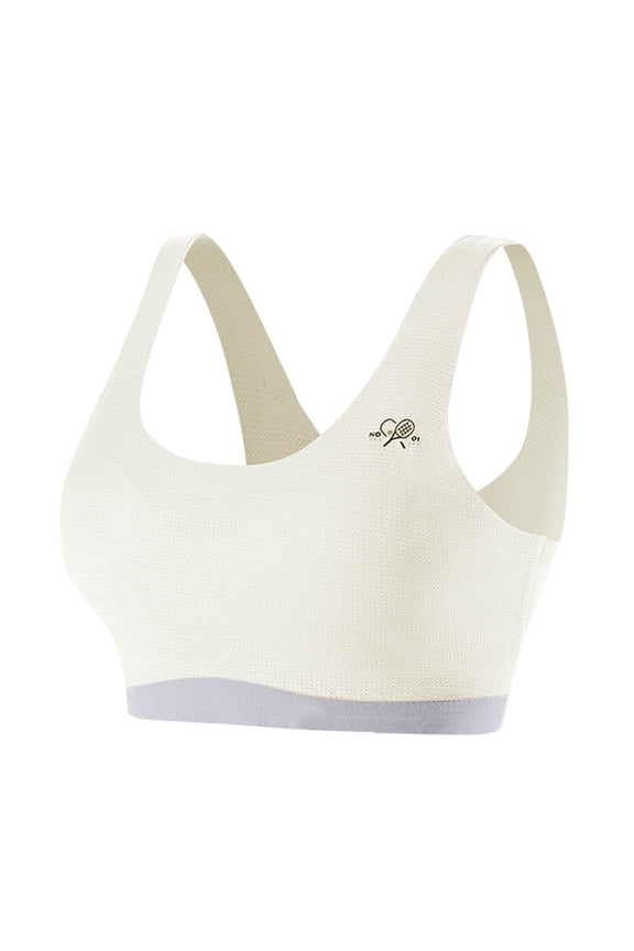 Teen Kids Bras Underwear for Big Girls Breathable Bra Comfortable Bralette Breathable Sports Bras White Size 13-14Years