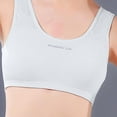 thumbnail image 1 of Piuwrlz Teen Kids Bras Underwear for Big Girls Breathable Bra Comfortable Breathable Sports Bras White Size L, 1 of 7