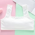 thumbnail image 1 of Piuwrlz Teen Kids Bras Underwear for Big Girls Breathable Bra No Traces Sports Bras White Size 13 Years, 1 of 3