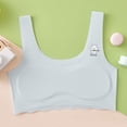 thumbnail image 1 of Piuwrlz Teen Kids Bras Underwear for Big Girls Breathable Bra Printed Sports Bras Blue Size 9 Years, 1 of 7