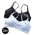 thumbnail image 1 of Piuwrlz Teen Kids Bras Underwear for Big Girls Breathable Bra Printed Sports Bras Blue Size Free Size, 1 of 3