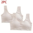 thumbnail image 1 of Piuwrlz Teen Kids Bras Underwear for Big Girls Breathable Bra Sports Bras Pink Size 10 Years, 1 of 4