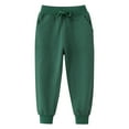 thumbnail image 1 of Piuwrlz Teen Sweatpants Boys Jogger Pants Cotton Pant Green Size 4-5 Years, 1 of 6
