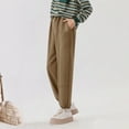 thumbnail image 1 of Piuwrlz Teen Sweatpants Boys Jogger Pants Long Pant Khaki Size 11 Years, 1 of 3
