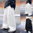 thumbnail image 1 of Piuwrlz Teen White Jogger Pants Teen Sweatpants Relaxed Fit Pant White Size 14 Years, 1 of 6