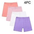 thumbnail image 1 of Piuwrlz Toddler 4PC Boxer Briefs Girl Underwear,4-Pack Comfortable Solid Color Cotten Panties Multicolor Size 7 Years, 1 of 9