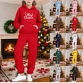 thumbnail image 1 of Piuwrlz Toddler Sweatsuits Sets 2pcs Girls Jogger Set Pocket Christmas Round Neck Sweats and Sweatpants White Size 4 Years, 1 of 9