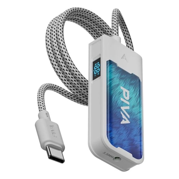 Piva G31 USB-C Hub, 3-in-1  USB Type-C Adapter with Cable, 3.5 mm, Fast Charging and Digital Display Ports