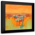 thumbnail image 1 of Pivier-Attolini, Regine 15x15 Black Modern Framed Museum Art Print Titled - Le hameau, 1 of 5