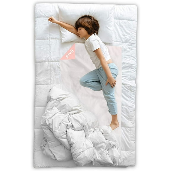 Pivit Super Absorbent Poly Washable & Reusable Incontinence Bed Underpad | 34x36 inch 2 Pack | 4-Layer Cotton / Polyester 6 Cup Absorbency | Waterproof Sheet & Mattress Protector Guaranteed 300 Washes