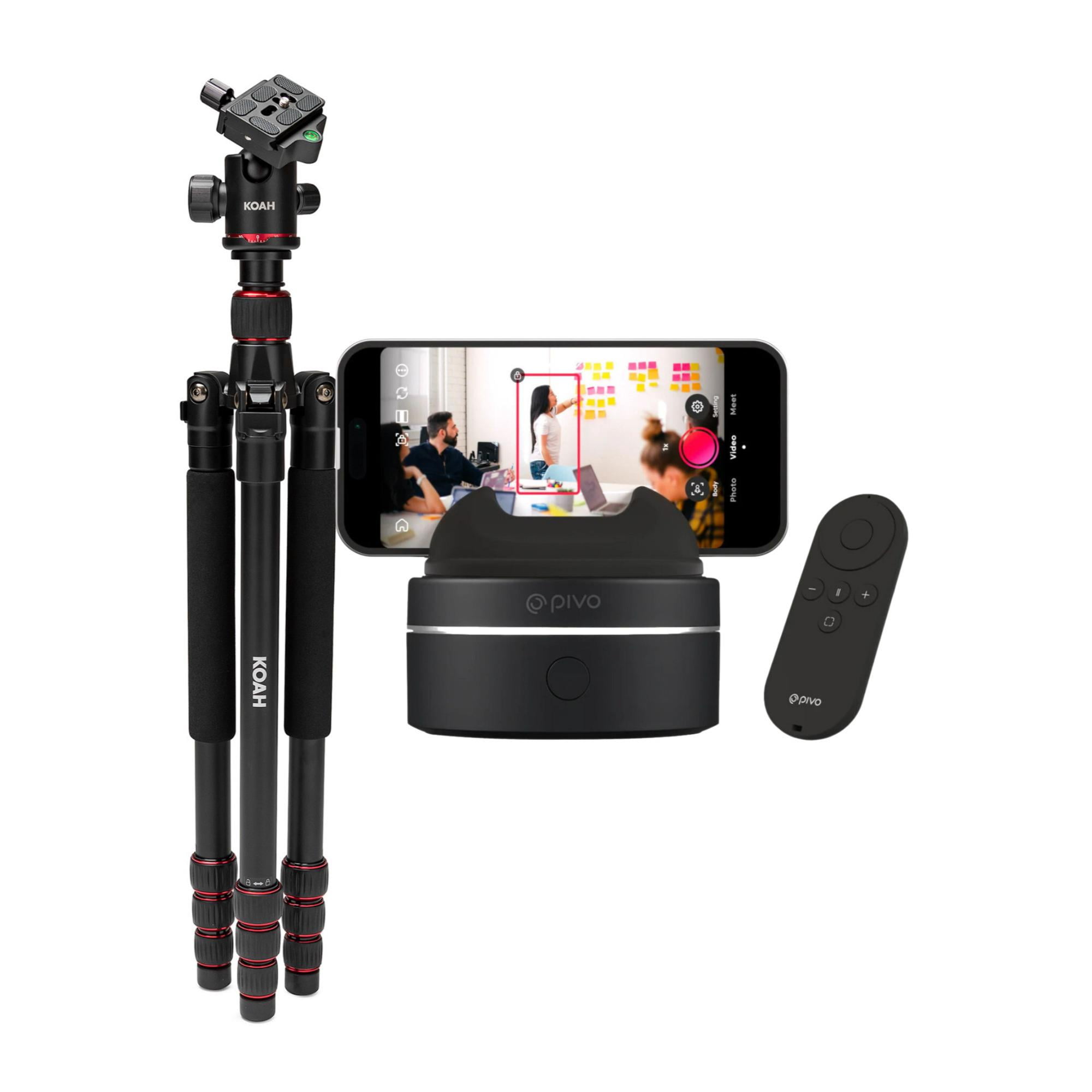 Pivo Max 360 Bluetooth Smart Video Tracker with 5' Camera
