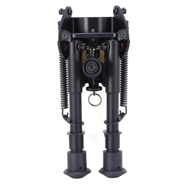 Pivot Bipod with Adjustable Notched Legs and Slim Folding Design for Easy Transport, Rifle