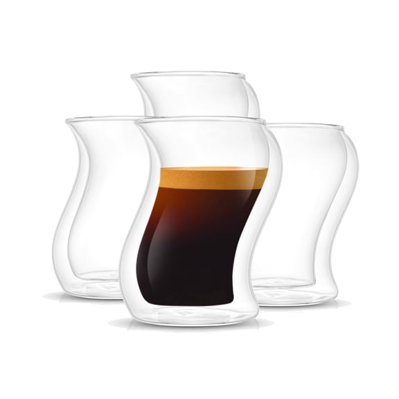 Pivot Double Wall Espresso Shot Glasses - 2 oz - Set of 4